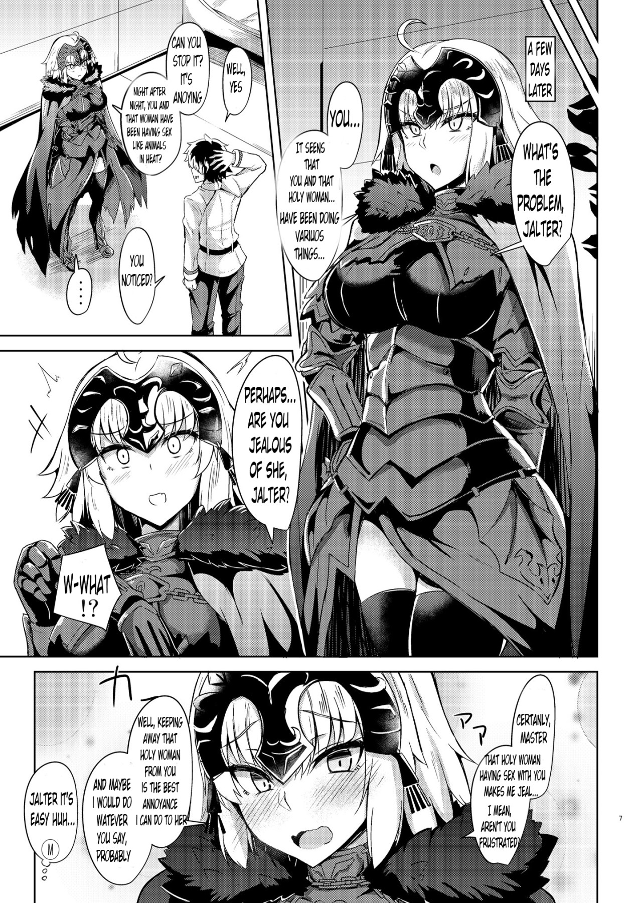 Hentai Manga Comic-Alter-chan Is Jealous of a Holy Woman-Read-5